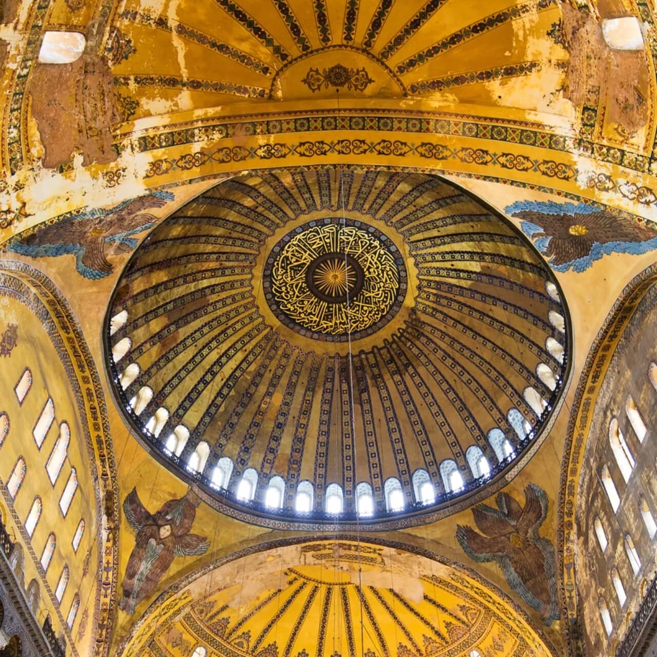 cupola santa sofia finestre