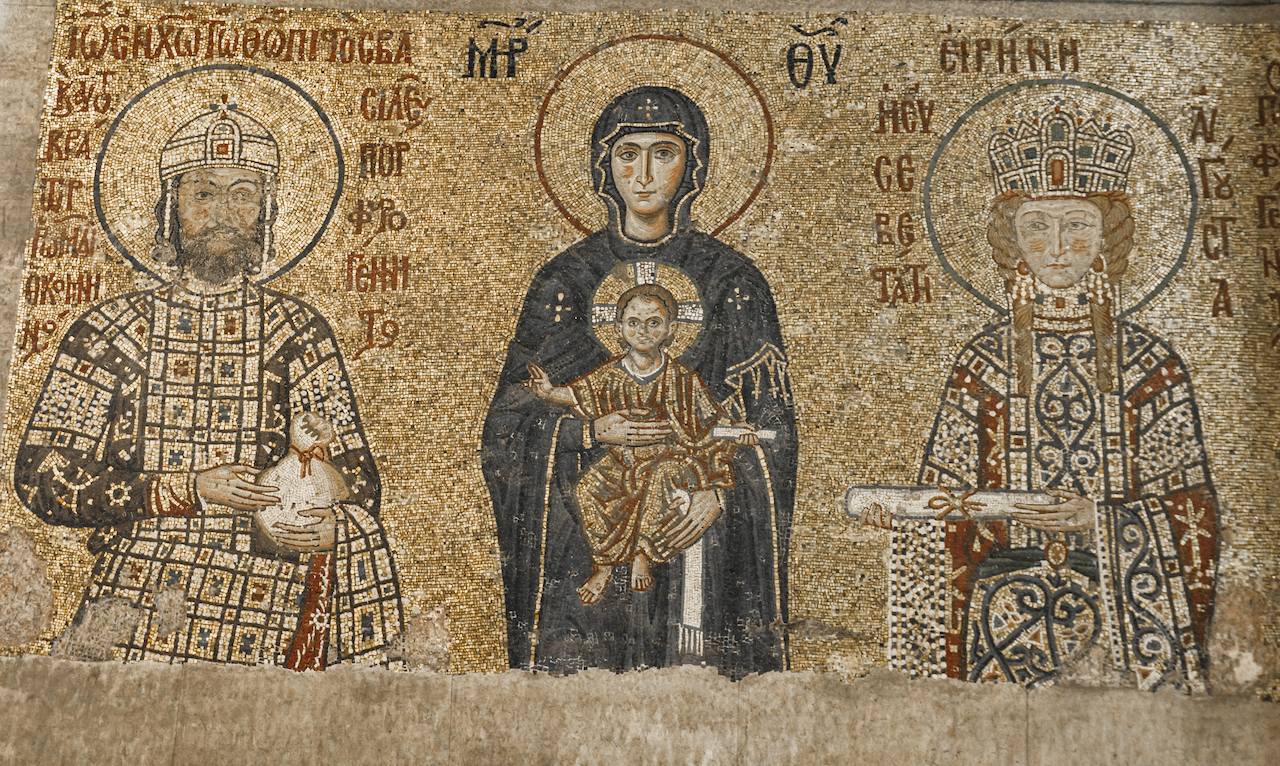 giovanni comneo mosaico basilica santa sofia