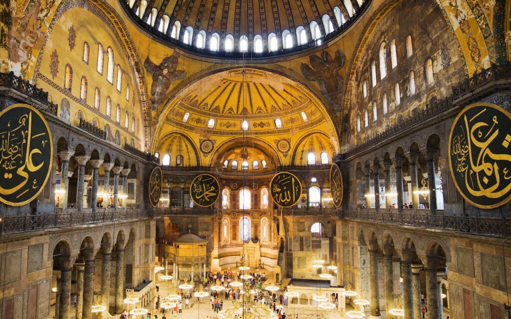 medaillons santa sofia istanbul deckel