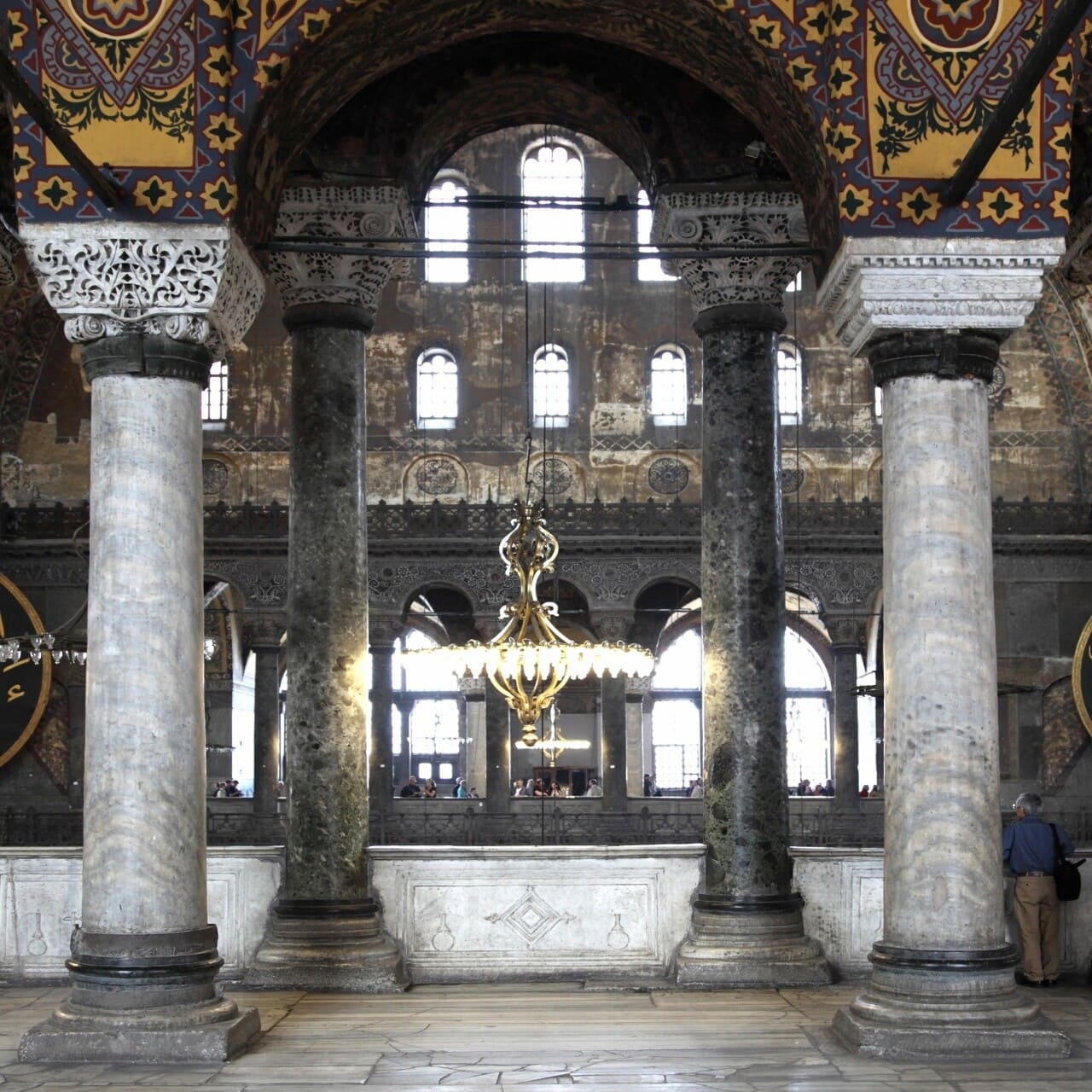 santa sofia colonne romane