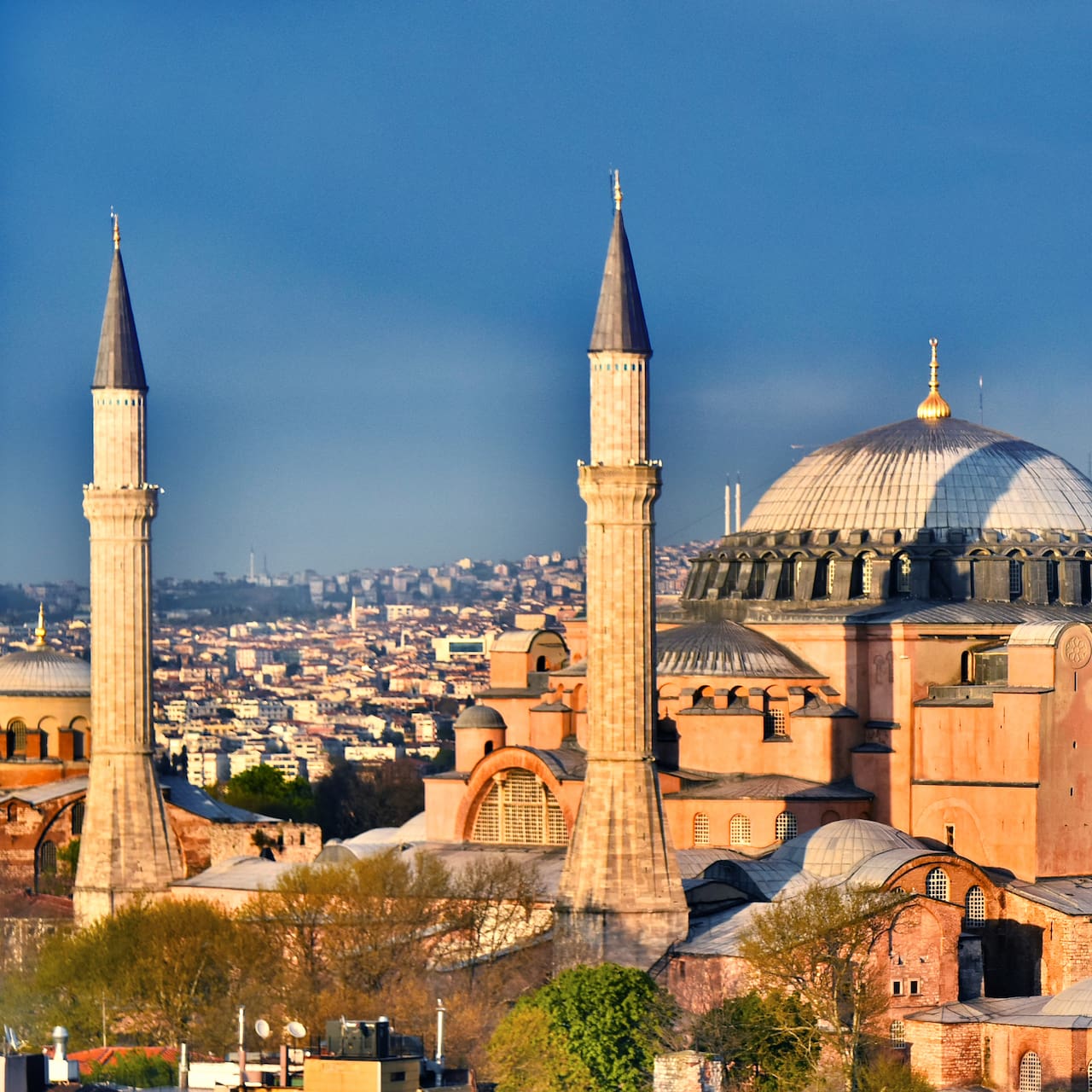 minareti gemelli basilica santa sofia istanbul